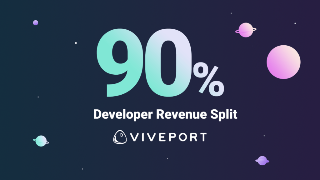 HTC’s Viveport rolls out a 90% revenue split in favor of developers