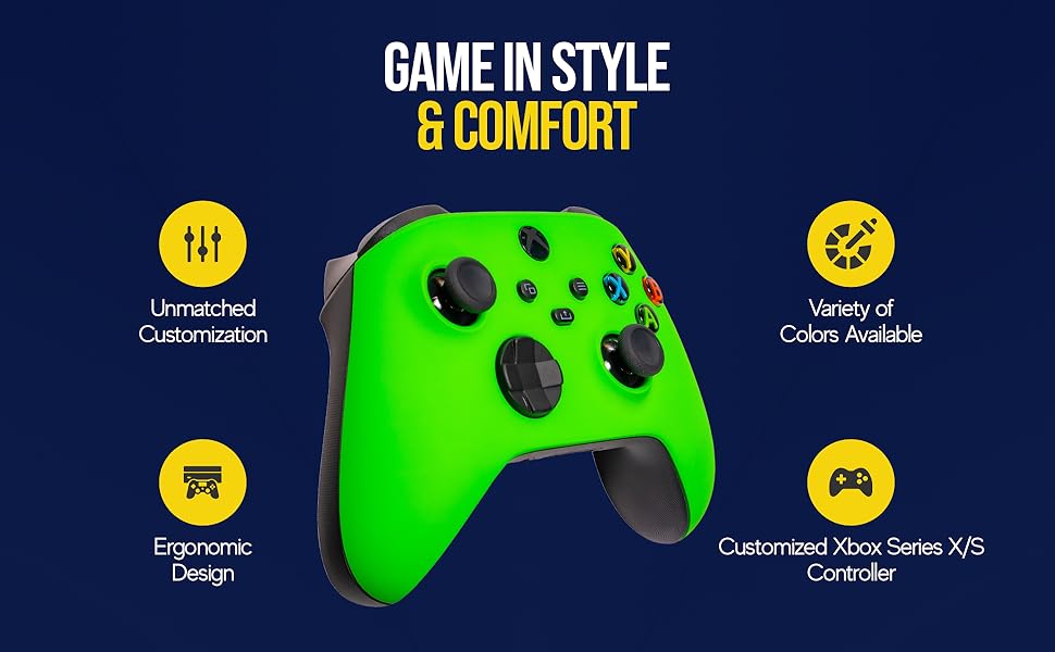 Crazy Controllerz Custom Soft Touch controllers are available in a variety of different colors