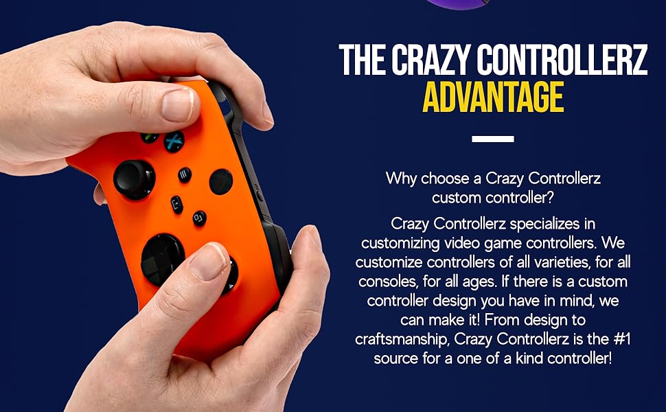 Crazy Controllerz produces the best custom Xbox controllers