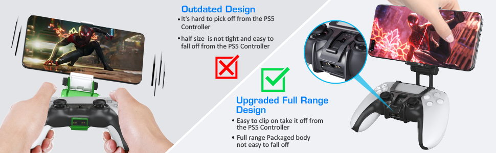 ps5 controller phone clip