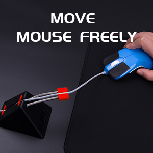 Hotline Games Gaming Mouse Bungee Cable Cord Clip Management System