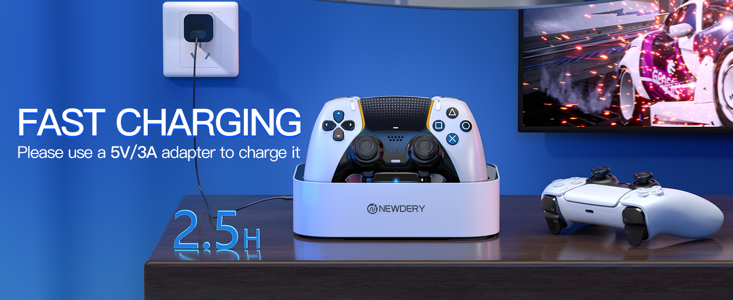 PS5 controller charging station