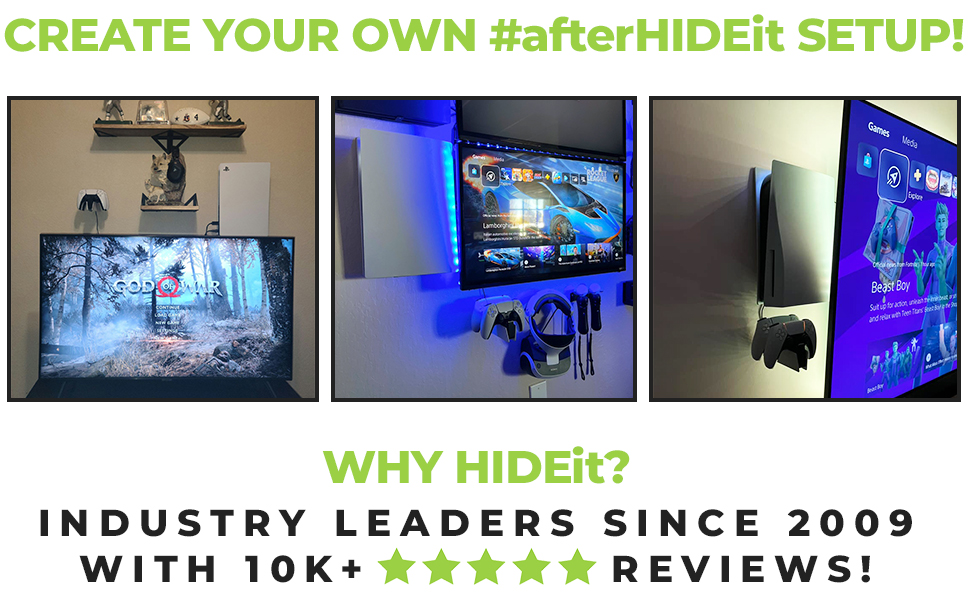 #afterHIDEit Customer setups with the HIDEit DualSense Charging Station Wall Mount