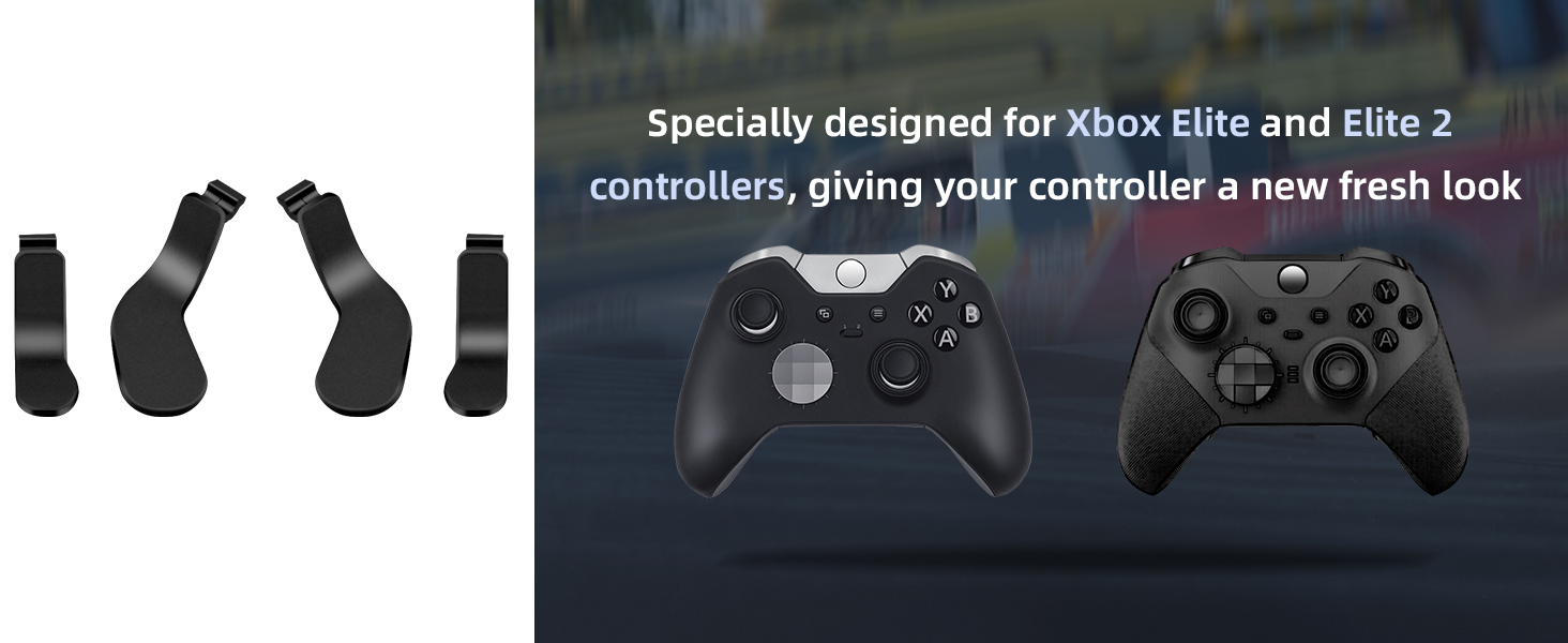 Specially designed for Xbox Elite and Elite 2 controllers, giving your controller a new fresh look 