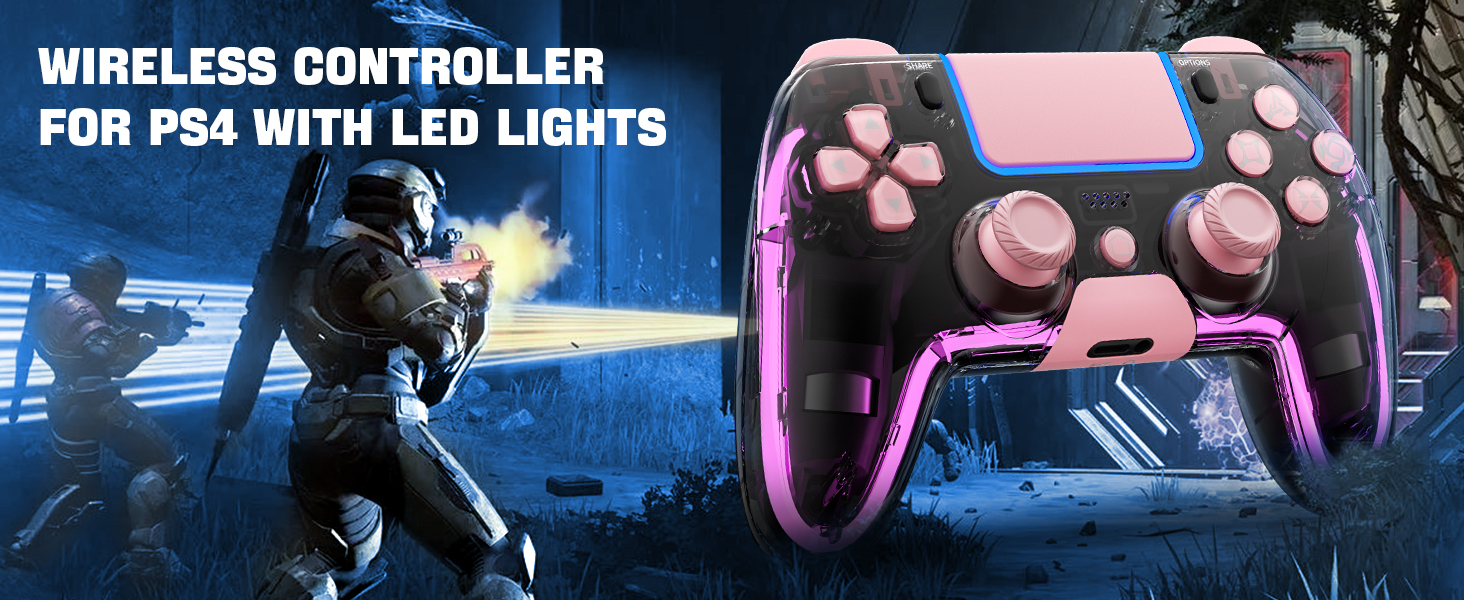 ps4 controller pink