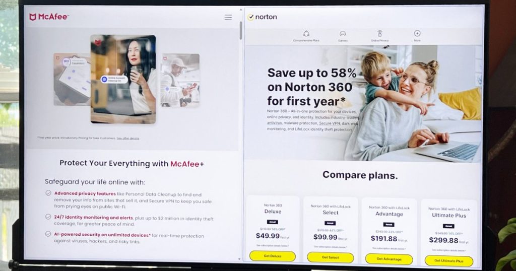 McAfee vs. Norton: which popular antivirus software is best?