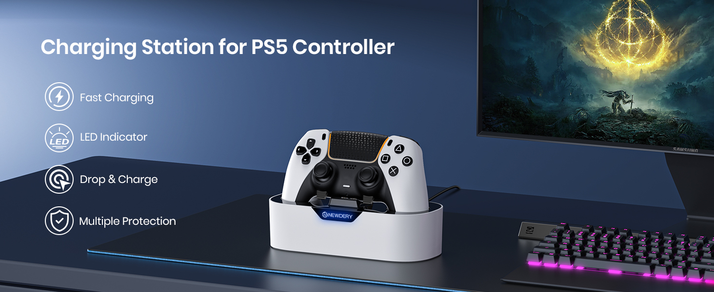 Solo Charger Staion for PS5 Controller