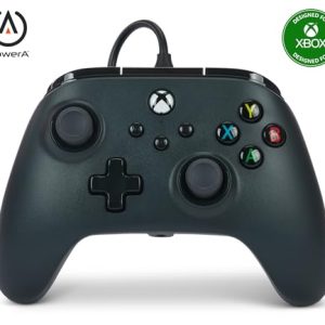 PowerA Wired Controller For Xbox Series X|S – Black, Gamepad, Video Game Controller Works with Xbox One