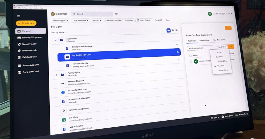 Keeper password manager review: share logins with control