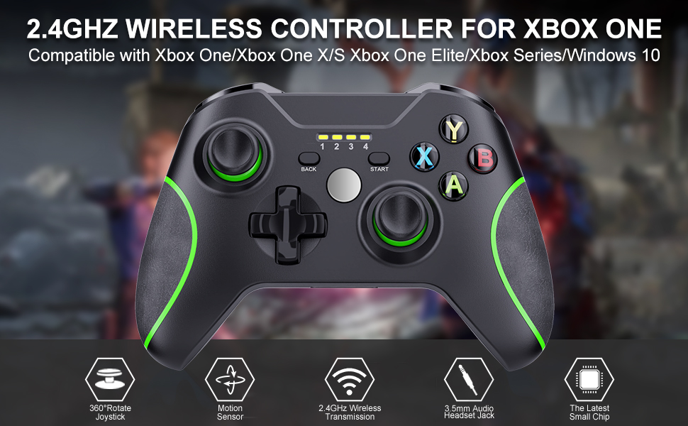 2.4GHz wireless controller for xbox one xbox one series windows 7 8 10