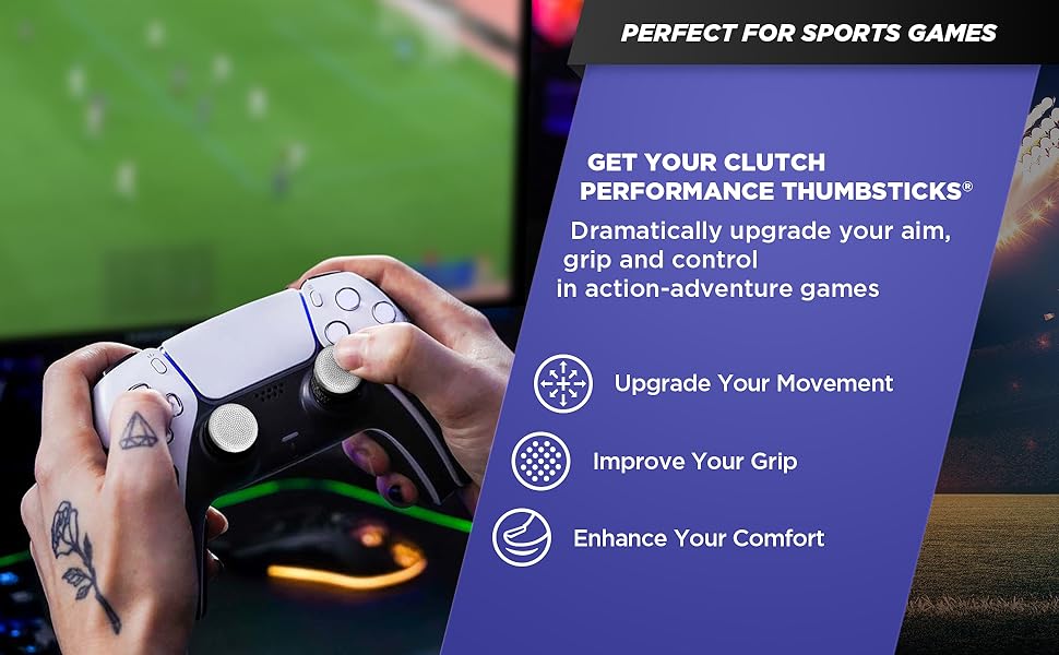 Upgrade your movement with control freek Clutch thumbstick extenders grip covers controller freak