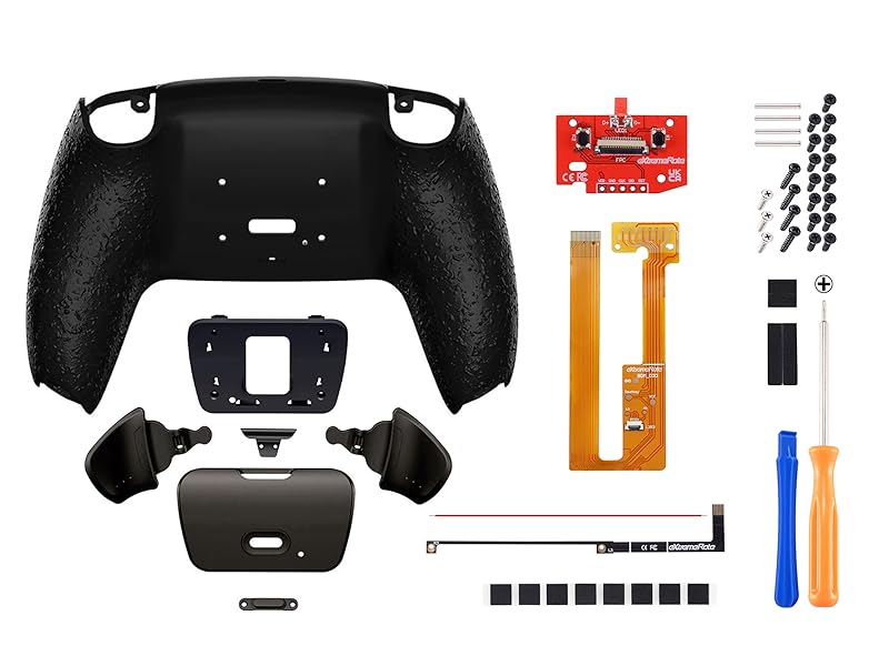 eXtremerate Programable RISE Remap Kit for PS5 Controller Back Paddles Back Button Keys Attachment