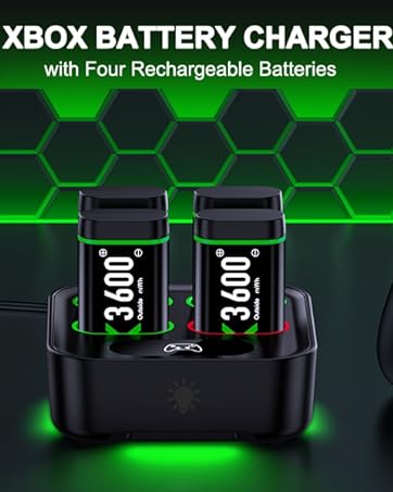 Rechargeable Battery Pack with Charger for Xbox