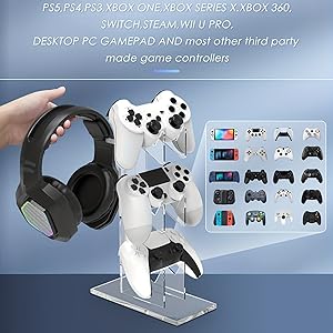 Compatible with most game controllers