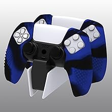 Soft silicone grips for PS5 wireless controller