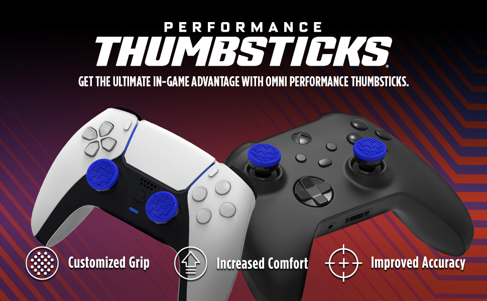 Get the ultimate in game advantage with omni performance thumbsticks