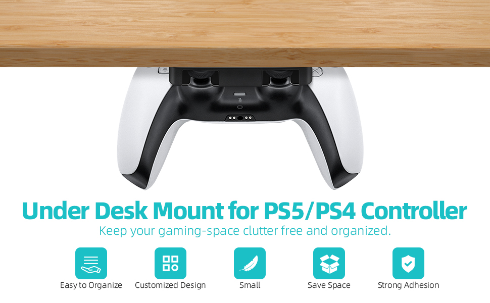 Under Desk Mount for PS5/PS4 Controller