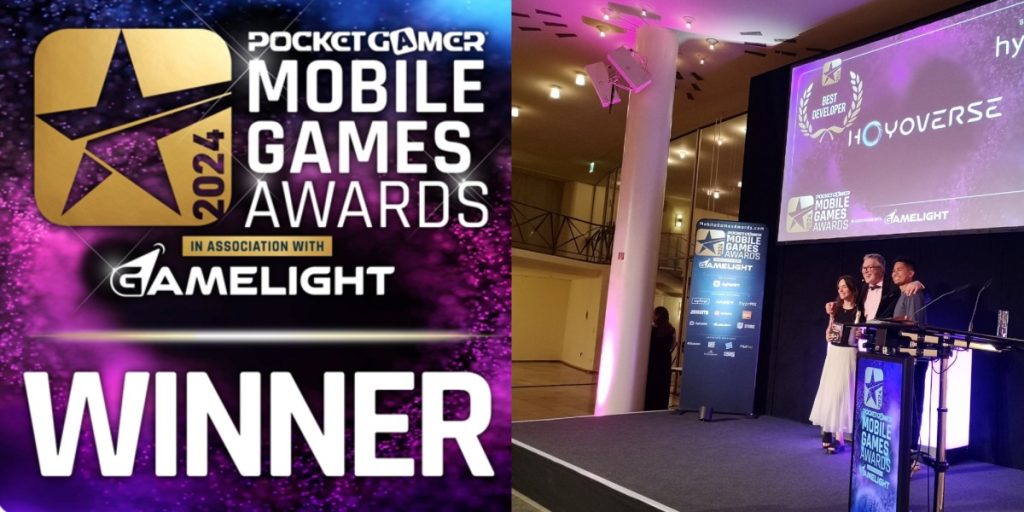 HoYoverse is in the Zone, winning Best Developer at Mobile Games Awards 2024